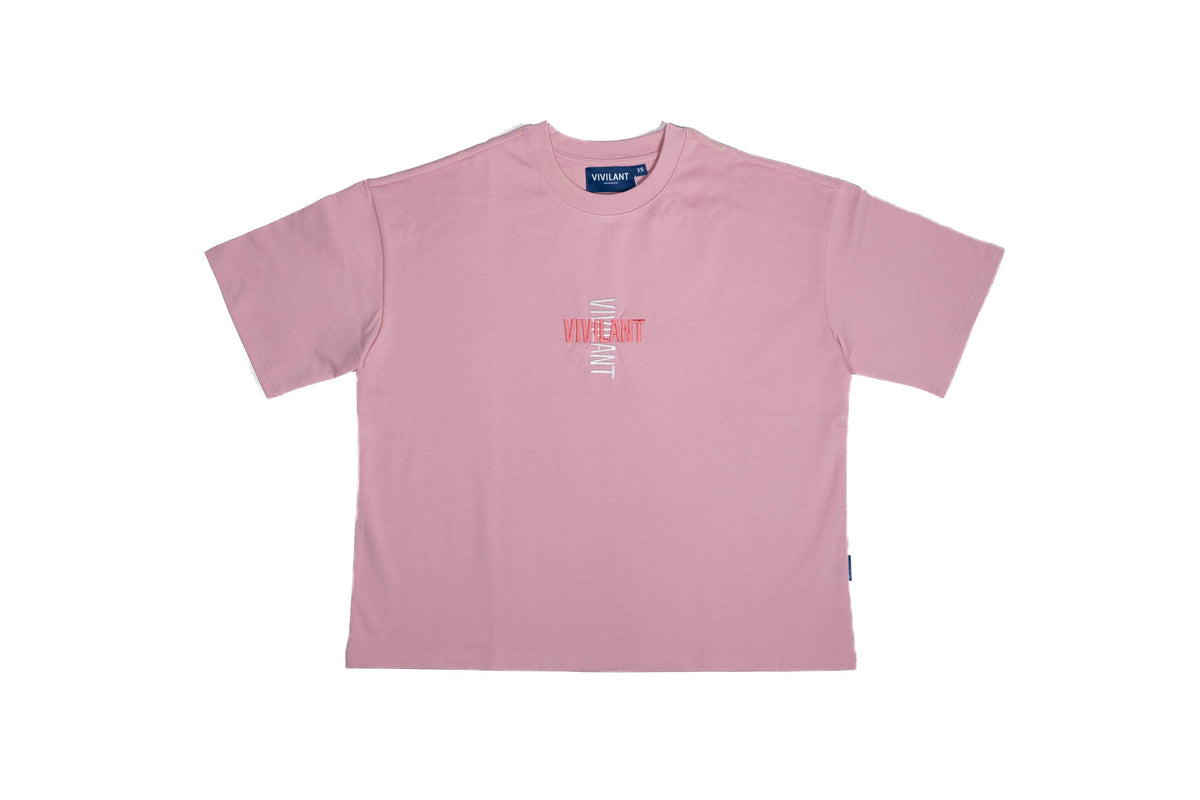 boxy fit t-shirt pink