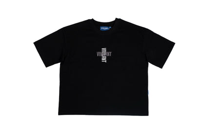 Boxy fit t-shirt black