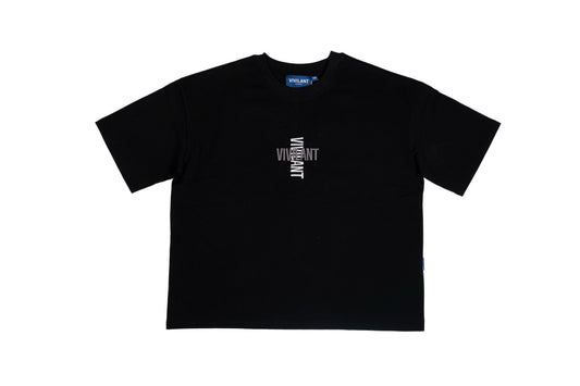 Boxy fit t-shirt black